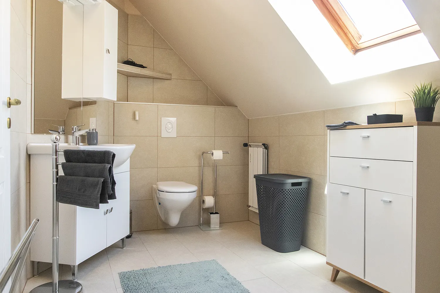 Étkező és közösségi tér az apartmanban